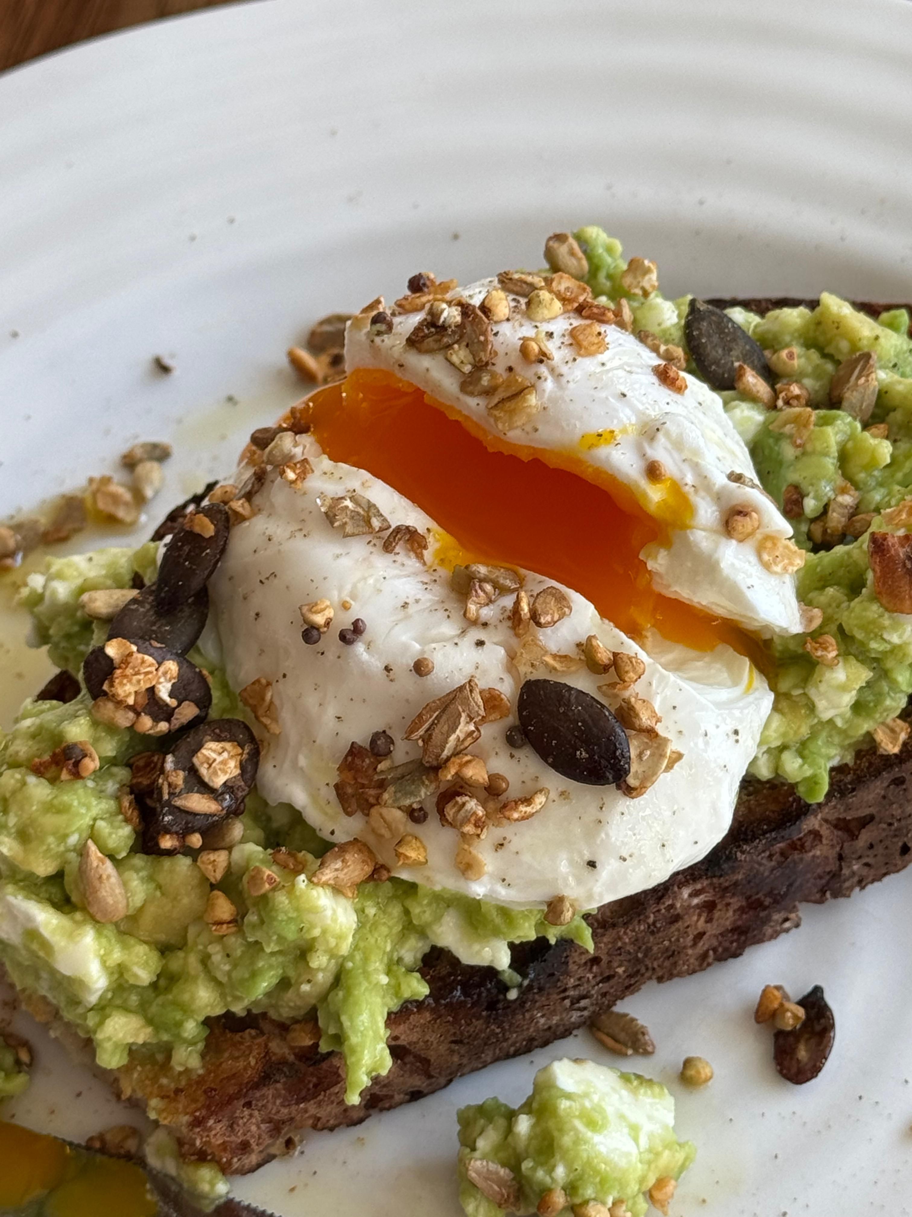 Avocado, Somerset Feta Cheese on Sour Dough Toast